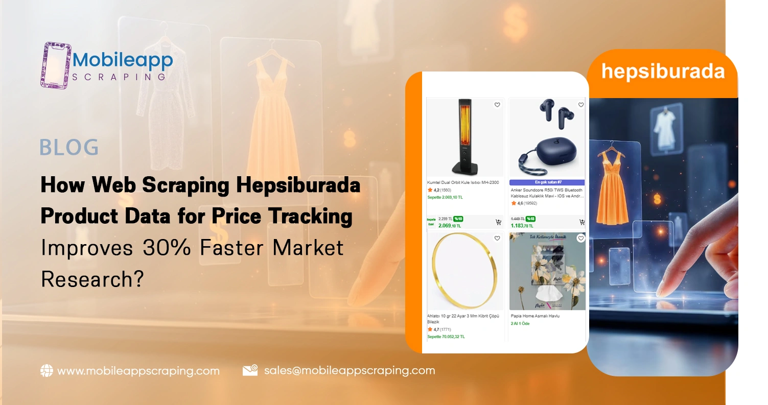 How Web Scraping Hepsiburada Product Data for Price Tracking Improves 30% Faster Market Research?