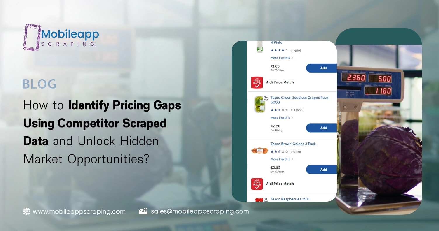 How to Identify Pricing Gaps Using Competitor Scraped Data and Unlock Hidden Market Opportunities?