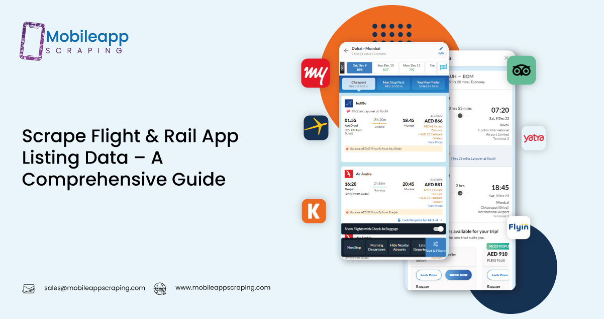 Scrape-Flight-Rail-Apps-Listing-Data