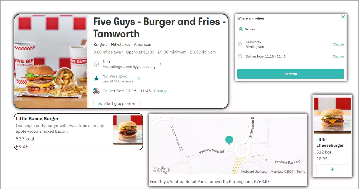 Types of Data Scraped from Deliveroo App