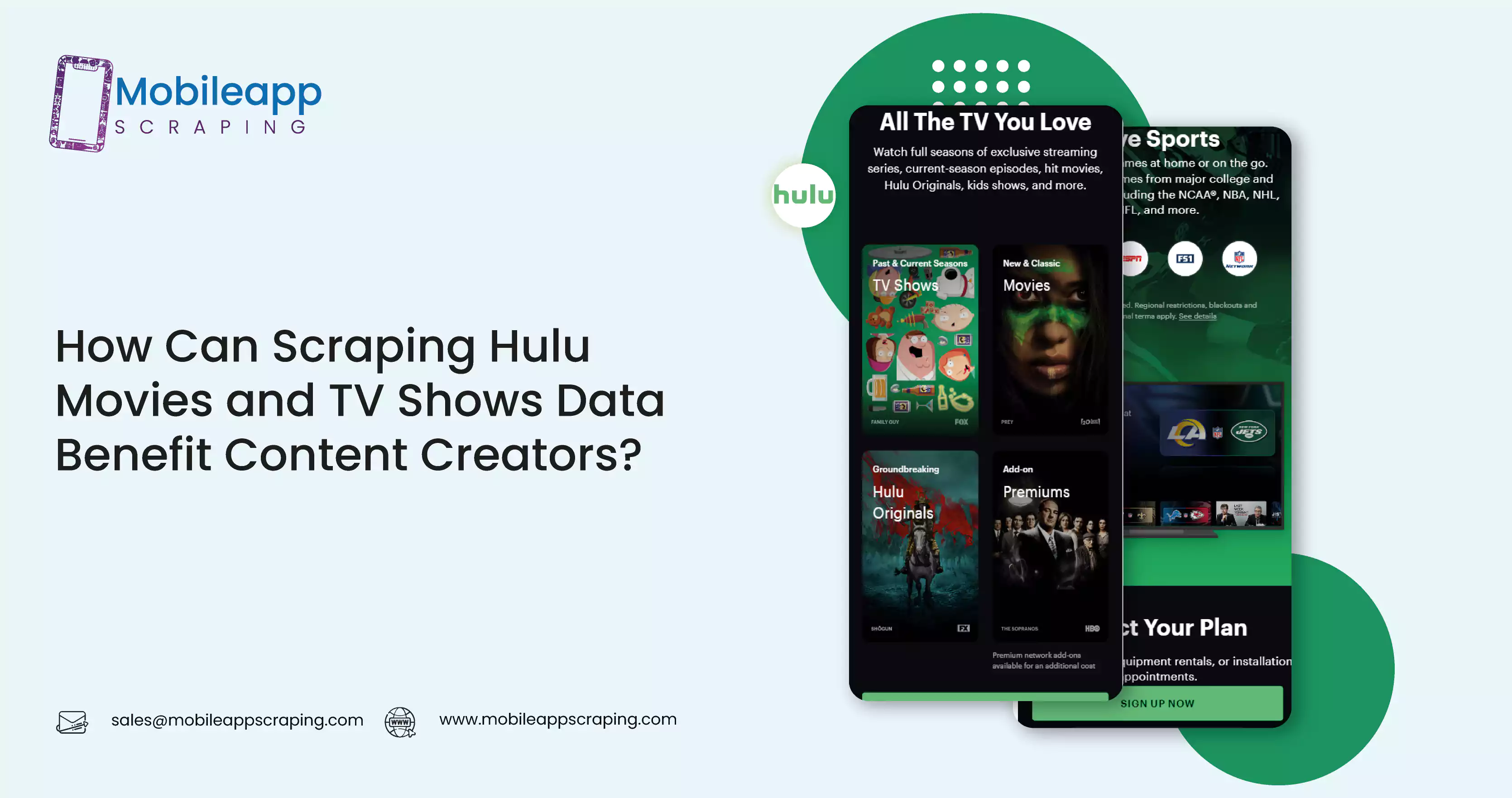 How Can Scraping Hulu Movies and TV Shows Data Benefit Content Creators