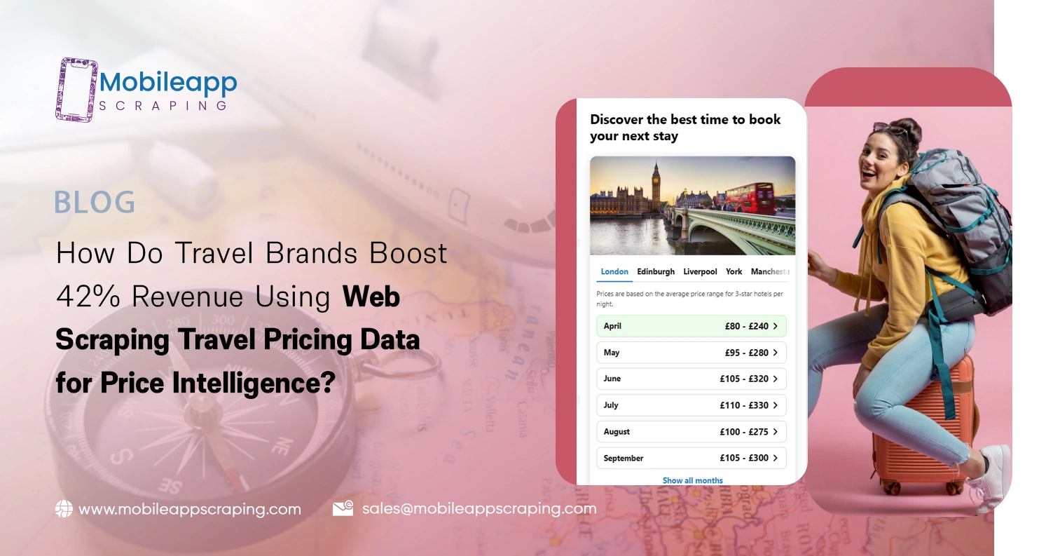 How Do Travel Brands Boost 42% Revenue Using Web Scraping Travel Pricing Data for Price Intelligence?