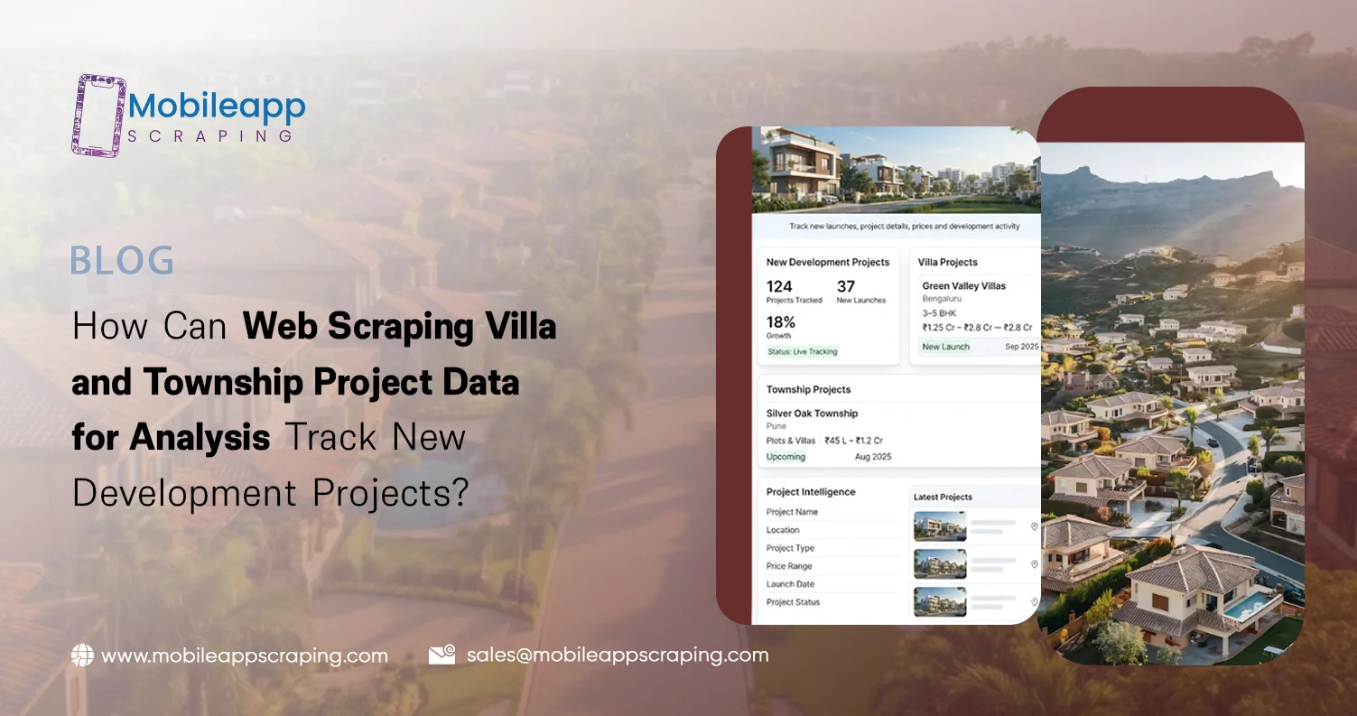 Web Scraping Villa and Township Project Data for Analysis