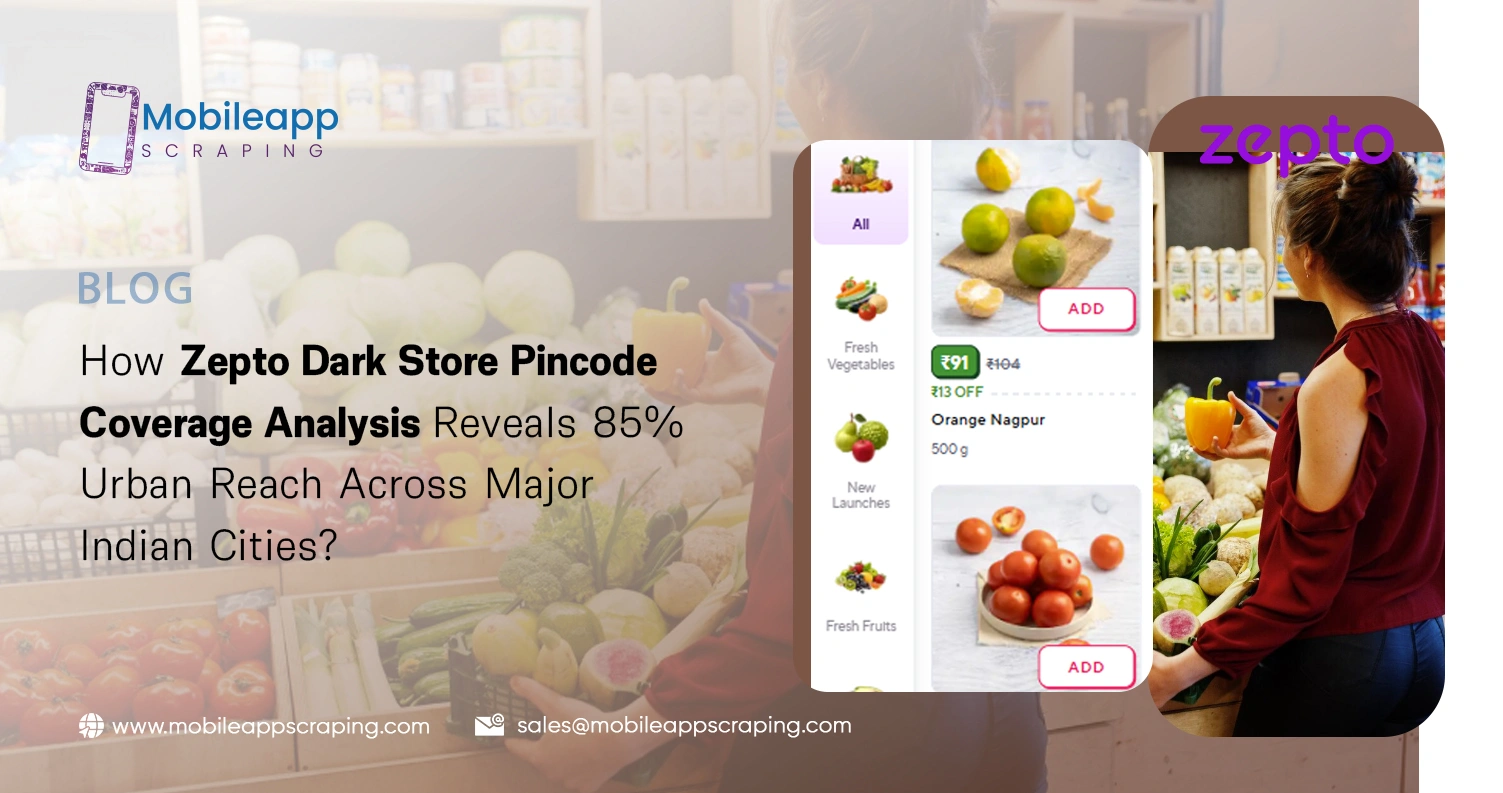 How Zepto Dark Store Pincode Coverage Analysis Reveals 85% Urban Reach Across Major Indian Cities?