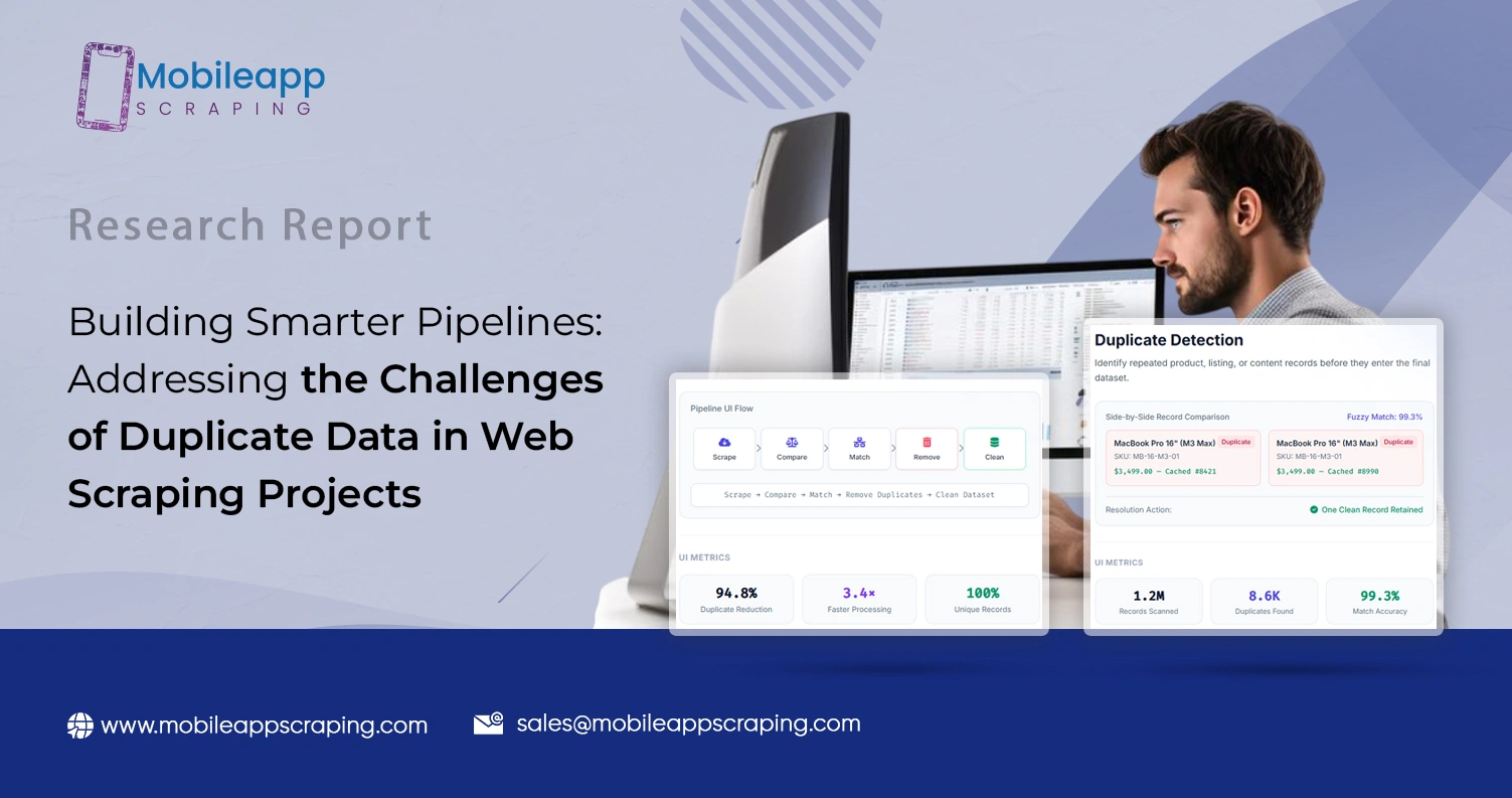 Building Smarter Pipelines: Addressing the Challenges of Duplicate Data in Web Scraping Projects