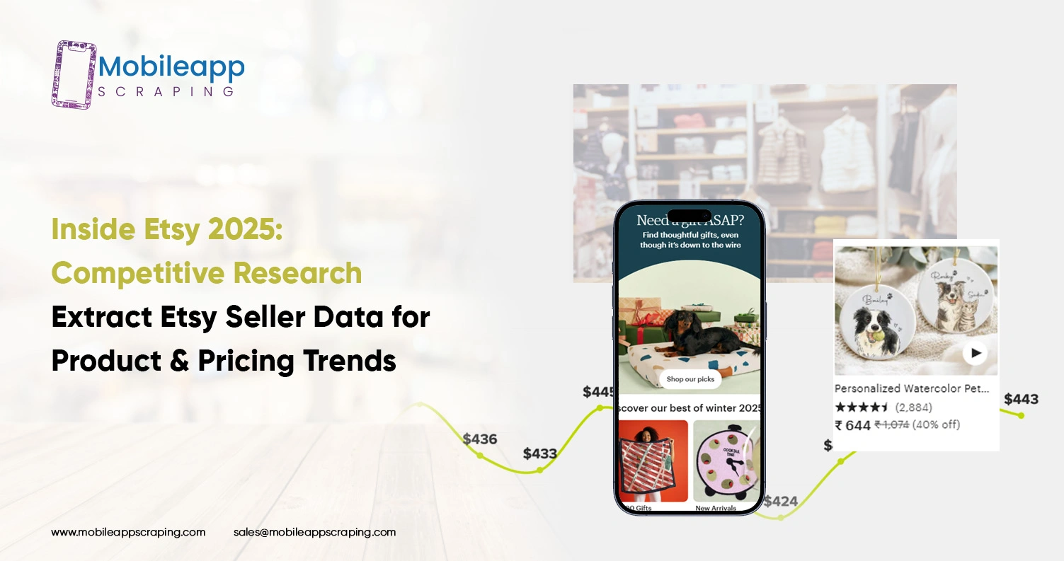 Competitive Research Extract Etsy Seller Data for Product & Pricing Trends