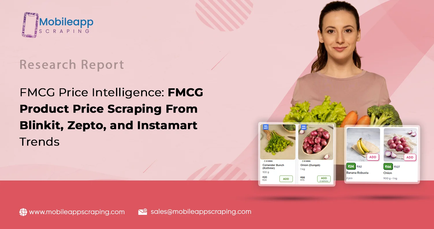 FMCG Product Price Scraping From Blinkit, Zepto, and Instamart
