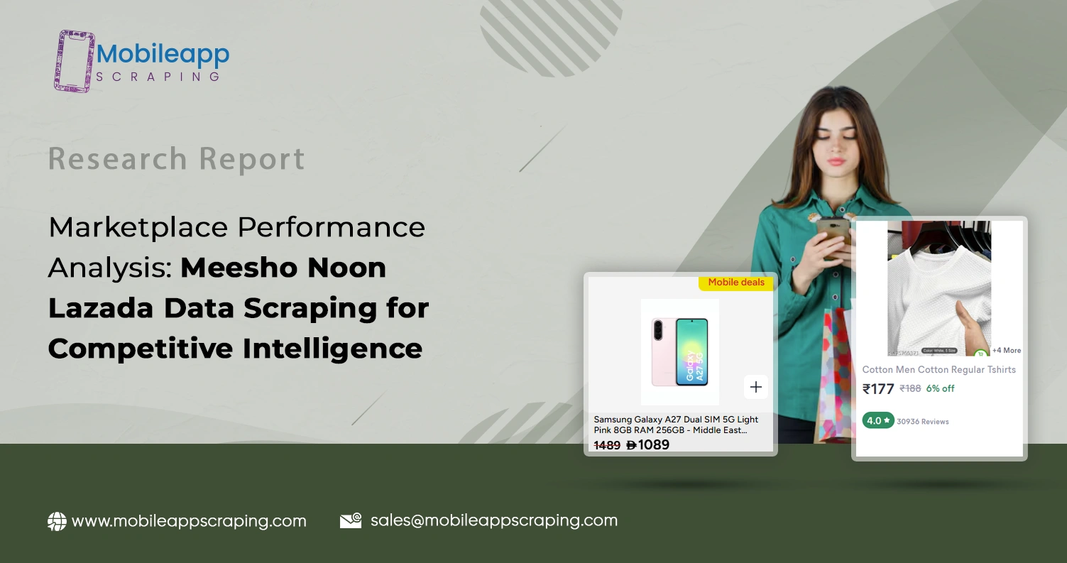 Meesho Noon Lazada Data Scraping for Competitive Intelligence