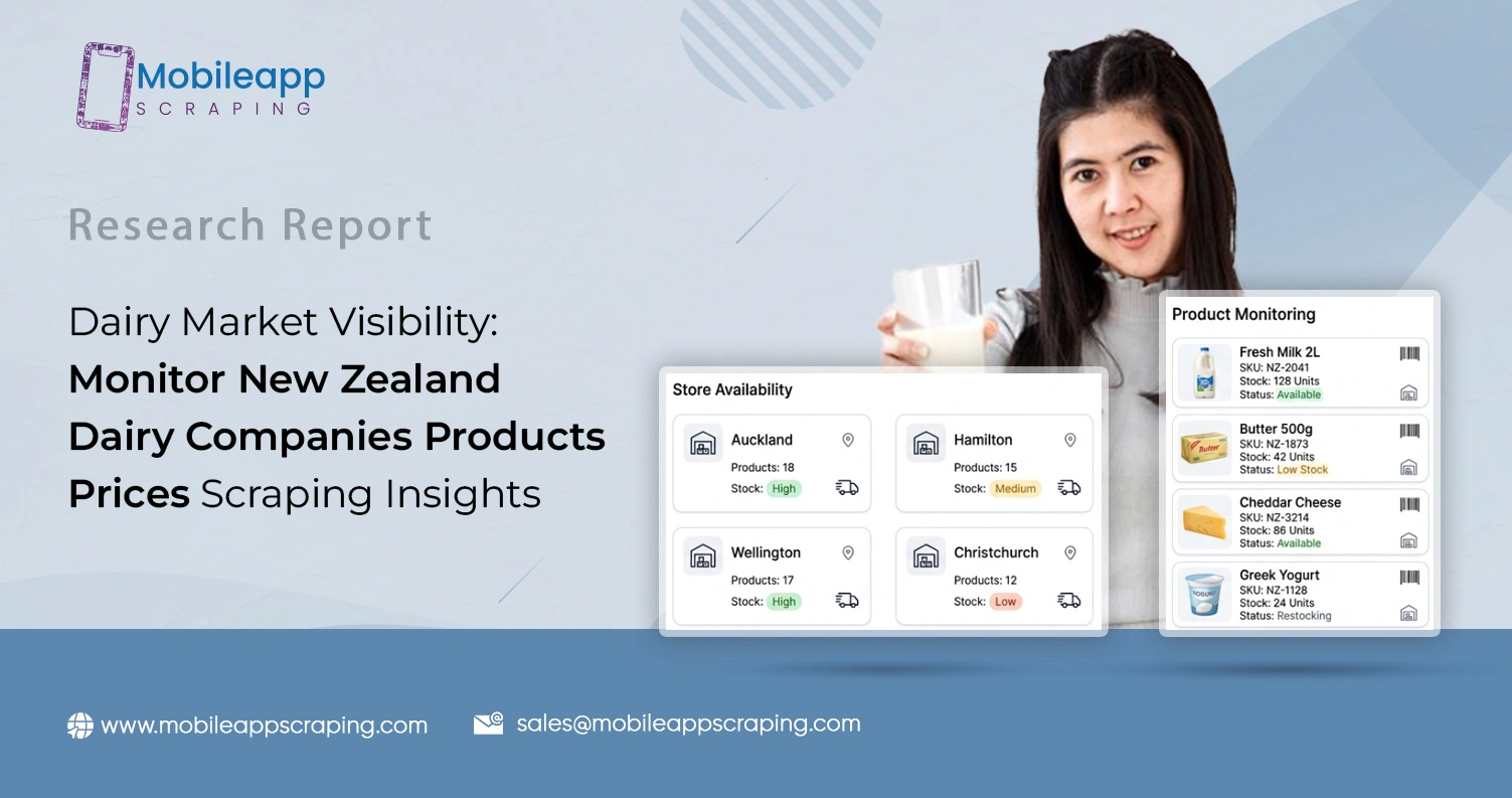 Dairy Market Visibility: Monitor New Zealand Dairy Companies Products Prices Scraping Insights